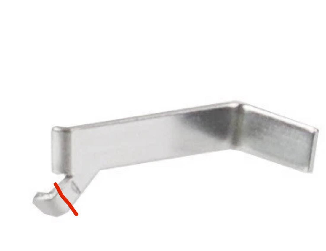 For Glock 3.5lb Modified Cut Nub Connector (for All Gen 1-3 Double Stack Glock FRT Triggers)