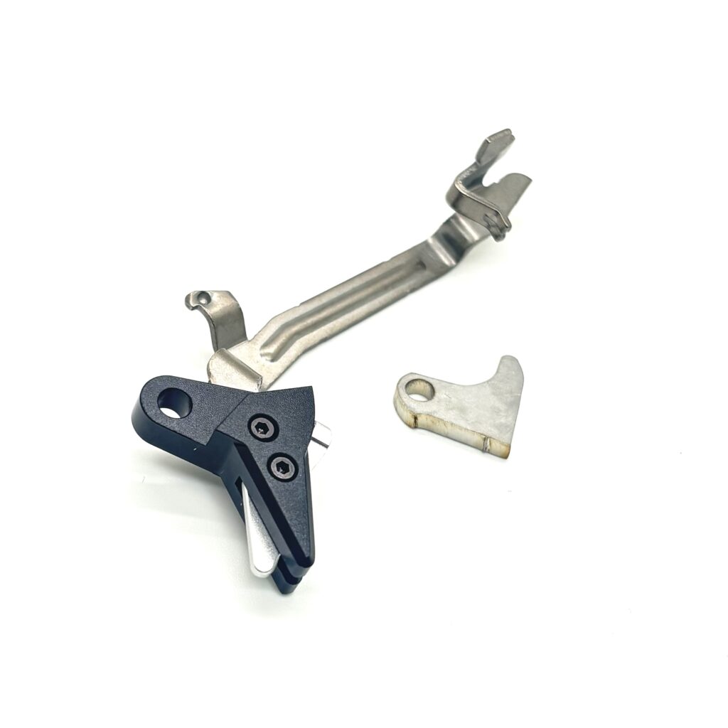 For Glock FRT V3 6061 Aluminum Trigger Shoe & Bar Kit, Gen 1 2 3 4, .45ACP, 10mm (OEM Glock Trigger Bar SP01194)