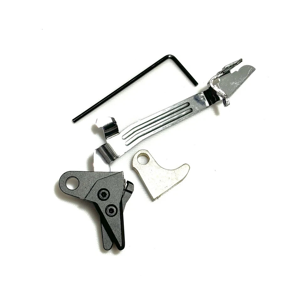 For Glock FRT V3 6061 Aluminum Trigger Shoe & Bar Kit, Gen 1 2 3 4, 9mm, .40, .357